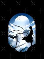 Bungou Night Landscape Graphic T-Shirt