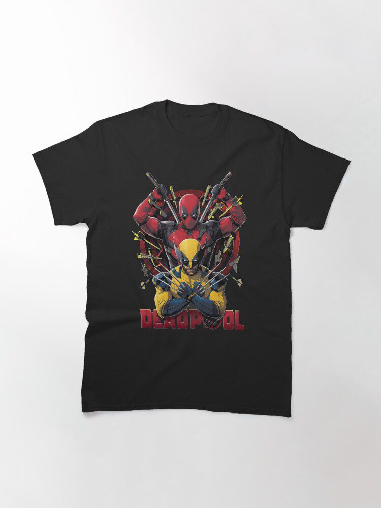 Hilarious Deadpool Wolverine Classic T-Shirt