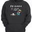 Friends design animations mixed hoodie